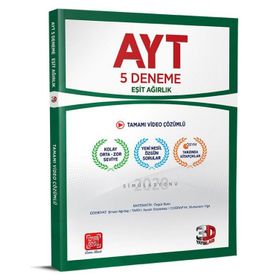 AYT Eşit Ağırlık 5'li Deneme - 3D Yayınları