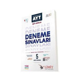 Ayt Eşit Ağırlık 5'li Deneme - Limit Yayınları