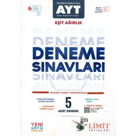 Ayt Eşit Ağırlık 5'li Deneme - Limit Yayınları