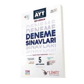 Ayt Eşit Ağırlık 5'li Deneme - Limit Yayınları
