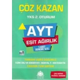 AYT Eşit Ağırlık 5'li Deneme Sınavı Çöz Kazan Yayınları