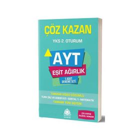 AYT Eşit Ağırlık Beşli Deneme Sınavı Çöz Kazan Yayınları