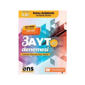 Ayt Eşit Ağırlık Destek 3'lü Özel Konu Anlatımlı Deneme-Ens Yayıncılık