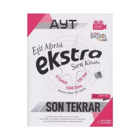 AYT Eşit Ağırlık Ekstra Son Tekrar Soru Bankası Palme Yayınları