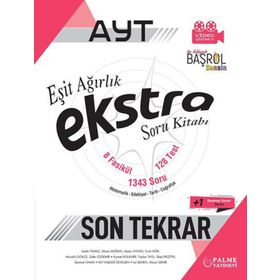 AYT Eşit Ağırlık Ekstra Son Tekrar Soru Bankası Palme Yayınları