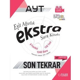 AYT Eşit Ağırlık Ekstra Son Tekrar Soru Bankası Palme Yayınları