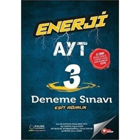 AYT Eşit Ağırlık Enerji 3 Deneme Sınavı Video Çözümlü - Palme Yayınları
