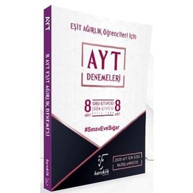 Ayt Eşit Ağırlık Özel 8'li Paket Deneme Karekök Yayınları