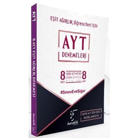Ayt Eşit Ağırlık Özel 8'li Paket Deneme Karekök Yayınları