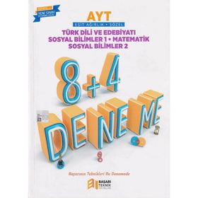 AYT Eşit Ağırlık Sözel 8+4 Deneme-Başarı Teknik Yayınları