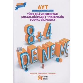 AYT Eşit Ağırlık Sözel 8+4 Deneme-Başarı Teknik Yayınları