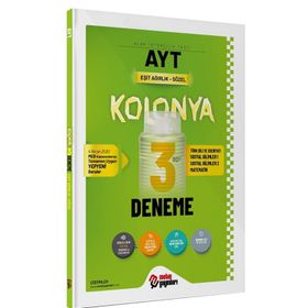 AYT Eşit Ağırlık Sözel Kolonya 3 Deneme-Metin Yayınları