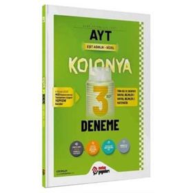 AYT Eşit Ağırlık Sözel Kolonya 3 Deneme-Metin Yayınları