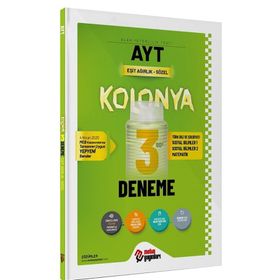 AYT Eşit Ağırlık Sözel Kolonya 3 Deneme-Metin Yayınları