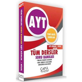 AYT Eşit Ağırlık Sözel Tüm Dersler Soru Bankası-Çapa Yayınları