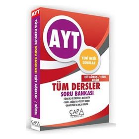 AYT Eşit Ağırlık Sözel Tüm Dersler Soru Bankası-Çapa Yayınları