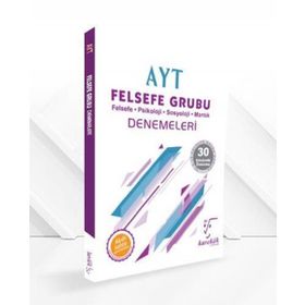 AYT Felsefe Grubu Denemeleri Kitabı - Karekök Yayınları