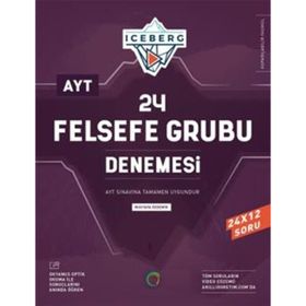 AYT Felsefe Grubu Iceberg 24 Deneme Okyanus Yayınları
