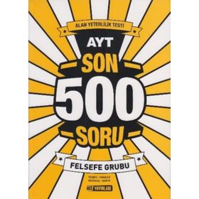 AYT Felsefe Grubu Son 500 Soru Hız Yayınları