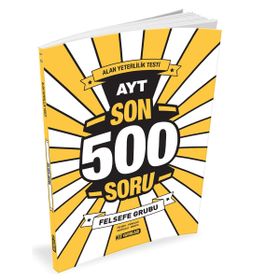 AYT Felsefe Grubu Son 500 Soru Hız Yayınları