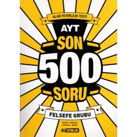 AYT Felsefe Grubu Son 500 Soru Hız Yayınları