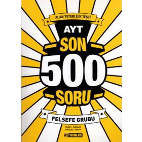 AYT Felsefe Grubu Son 500 Soru Hız Yayınları