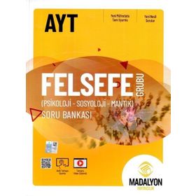 AYT Felsefe Soru Bankası-Madalyon Yayınları