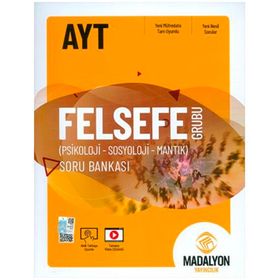 AYT Felsefe Soru Bankası-Madalyon Yayınları
