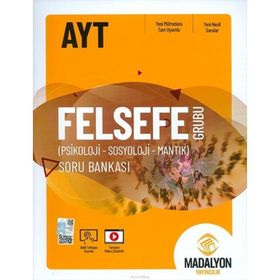 AYT Felsefe Soru Bankası-Madalyon Yayınları