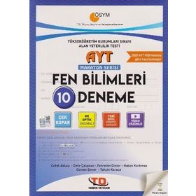 AYT Fen Bilimleri 10 lu Maraton Serisi Deneme-Tandem Yayınları