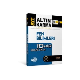 AYT Fen Bilimleri 10x40 Deneme Sınavı Altın Karma Yayınları