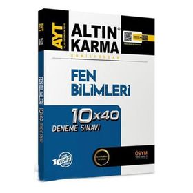 AYT Fen Bilimleri 10x40 Deneme Sınavı Altın Karma Yayınları