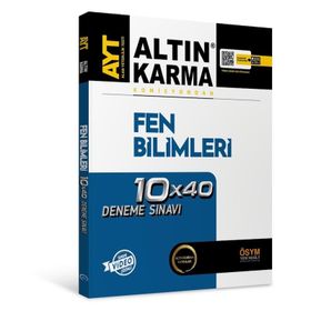 AYT Fen Bilimleri 10x40 Deneme Sınavı Altın Karma Yayınları