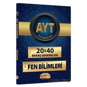 AYT Fen Bilimleri 20x40 Branş Denemeleri Robert Yayınları