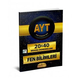 AYT Fen Bilimleri 20x40 Branş Denemeleri Robert Yayınları