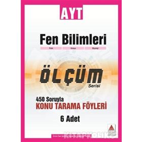 AYT Fen Bilimleri 450 Soruyla Konu Tarama Föyleri Ölçüm Serisi-Delta Kültür Yayınları