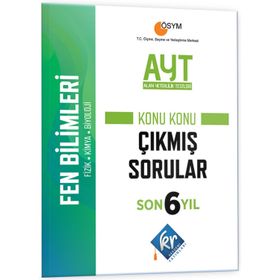 AYT Fen Bilimleri Son 6 Yıl Konu Konu Çıkmış Sorular - KR Akademi