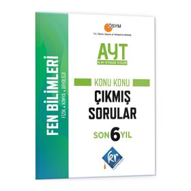 AYT Fen Bilimleri Son 6 Yıl Konu Konu Çıkmış Sorular - KR Akademi