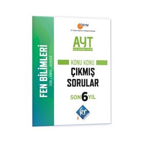 AYT Fen Bilimleri Son 6 Yıl Konu Konu Çıkmış Sorular - KR Akademi