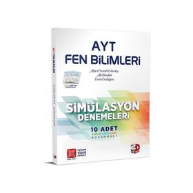 AYT Fen Bilimleri Video Çözümlü Simülasyon Denemeleri - 3D Yayınları