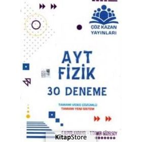 AYT Fizik 30 Deneme Çöz Kazan Yayınları