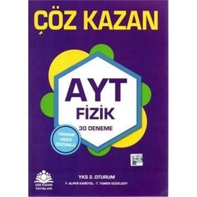 AYT Fizik 30 Deneme Çöz Kazan Yayınları