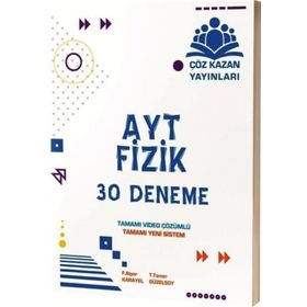 AYT Fizik 30 Deneme Çöz Kazan Yayınları