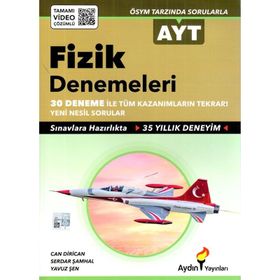 AYT Fizik 30 Fasikül Deneme - Aydın Yayınları