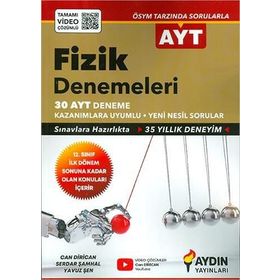 AYT Fizik 30 Fasikül Deneme - Aydın Yayınları