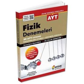 AYT Fizik 30 Fasikül Deneme - Aydın Yayınları
