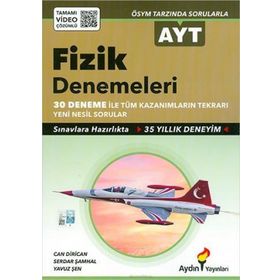 AYT Fizik 30 Fasikül Deneme - Aydın Yayınları