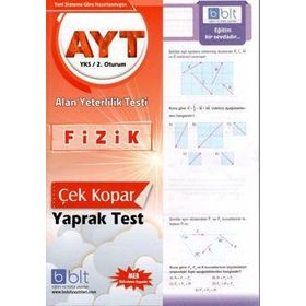 AYT Fizik Çek Kopar Yaprak Test Kollektif Bulut Eğitim ve Kültür Yayınları