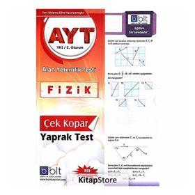 AYT Fizik Çek Kopar Yaprak Test Kollektif Bulut Eğitim ve Kültür Yayınları