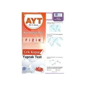 AYT Fizik Çek Kopar Yaprak Test Kollektif Bulut Eğitim ve Kültür Yayınları